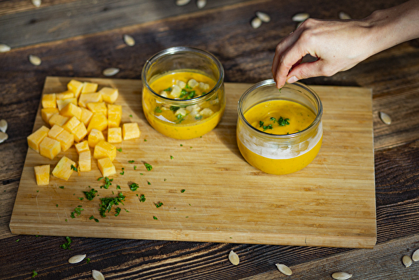 Kürbiscremesuppe