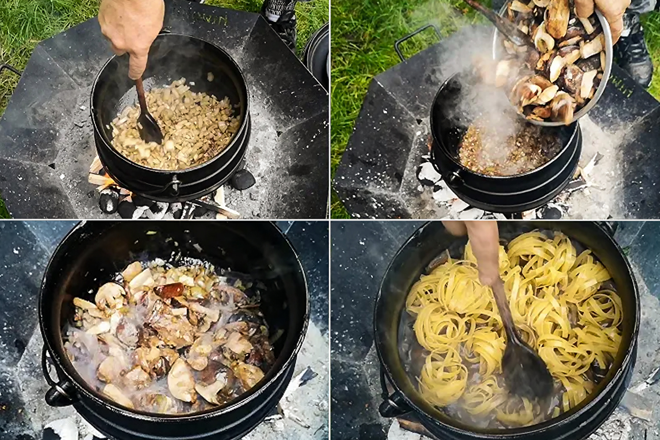 Pasta mit Pilzen