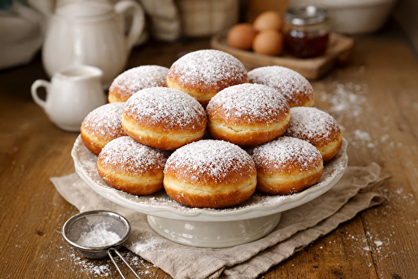 Gebackene Pączki – ideal für den Fetten Donnerstag!