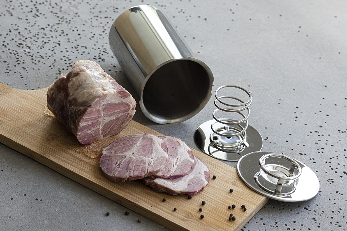 Pork neck from a ham cooker