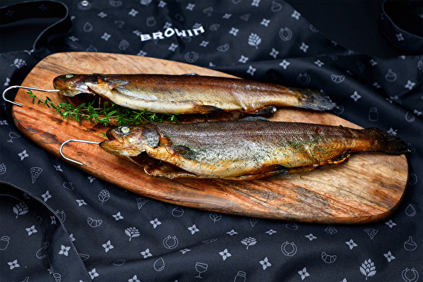 Smoked trout