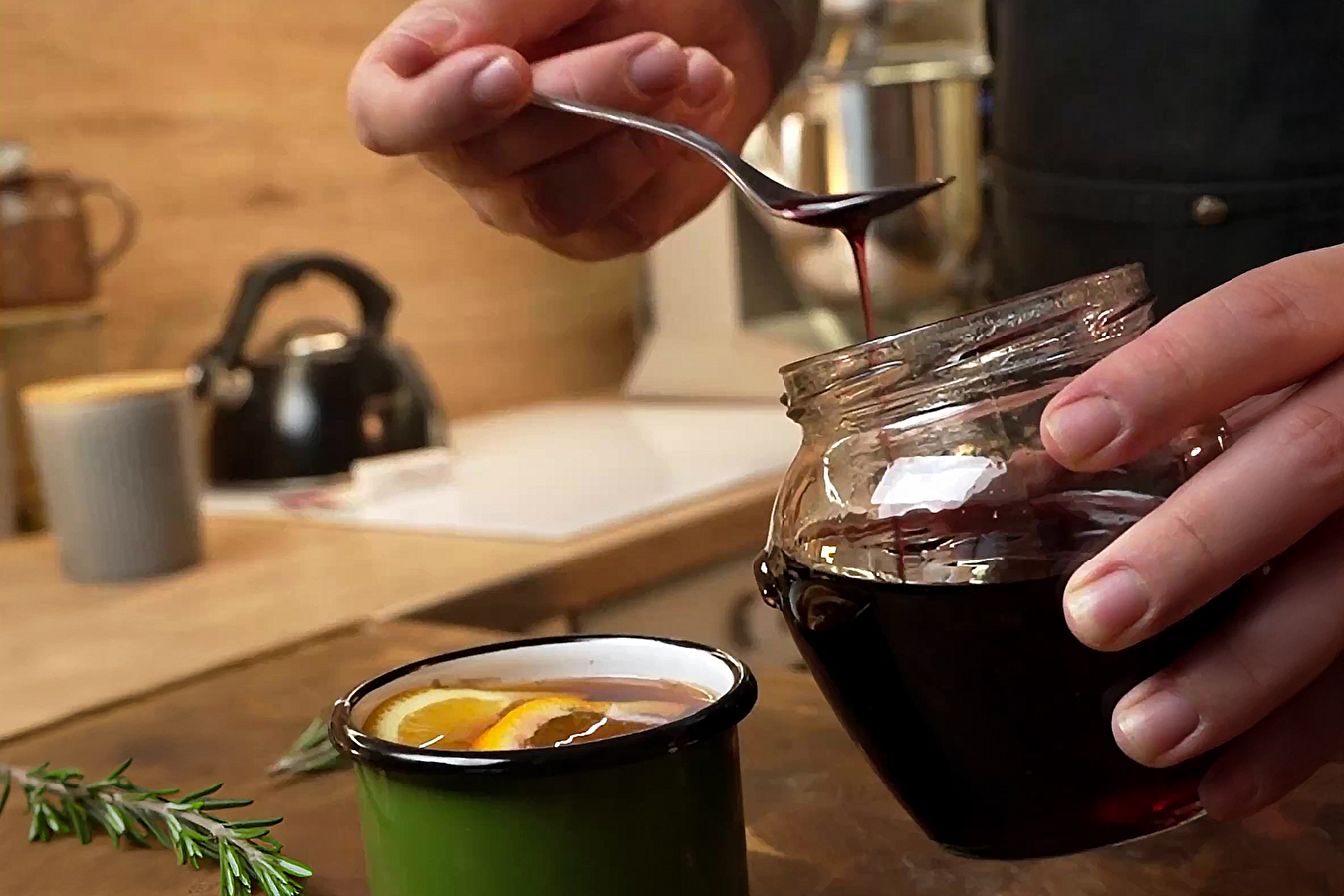 Sirop pour le thé