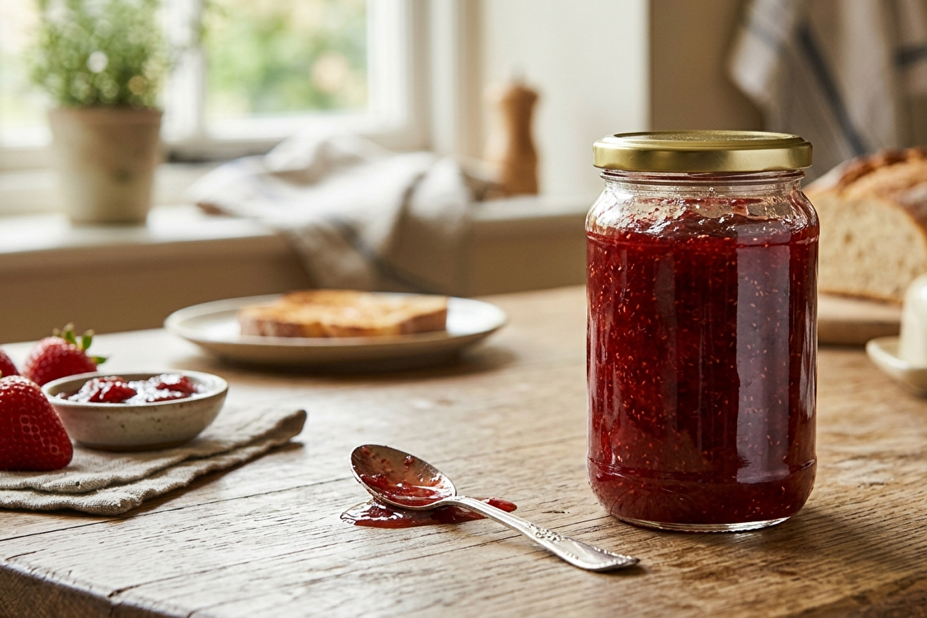 Házi eperdzsem