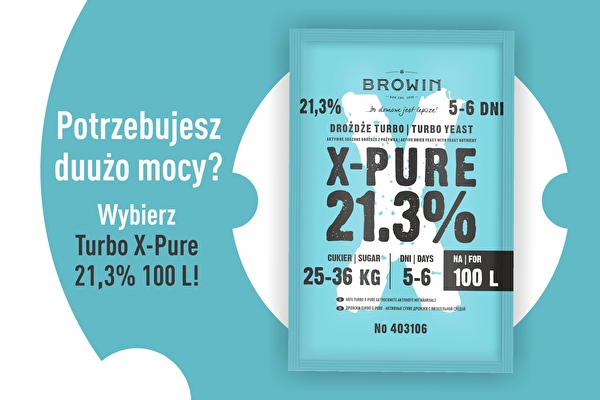 Heb je veel kracht nodig? Hier is Turbo X-Pure 21,3% 100 L!