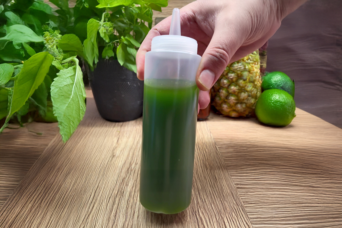 Óleo verde de ervas — o segredo aromático da sua cozinha