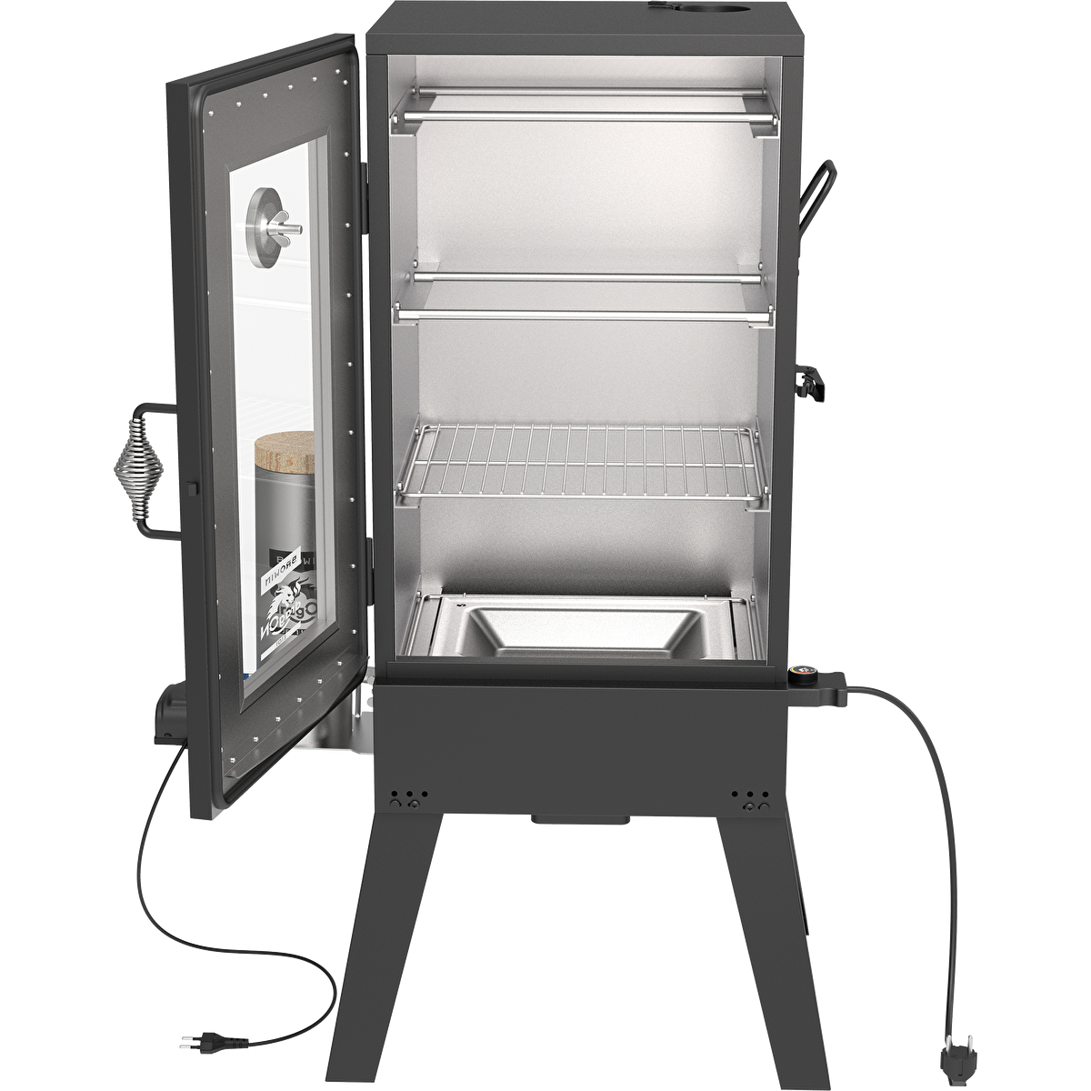 dragON E101 electric smoker with smoke generator , 70 L