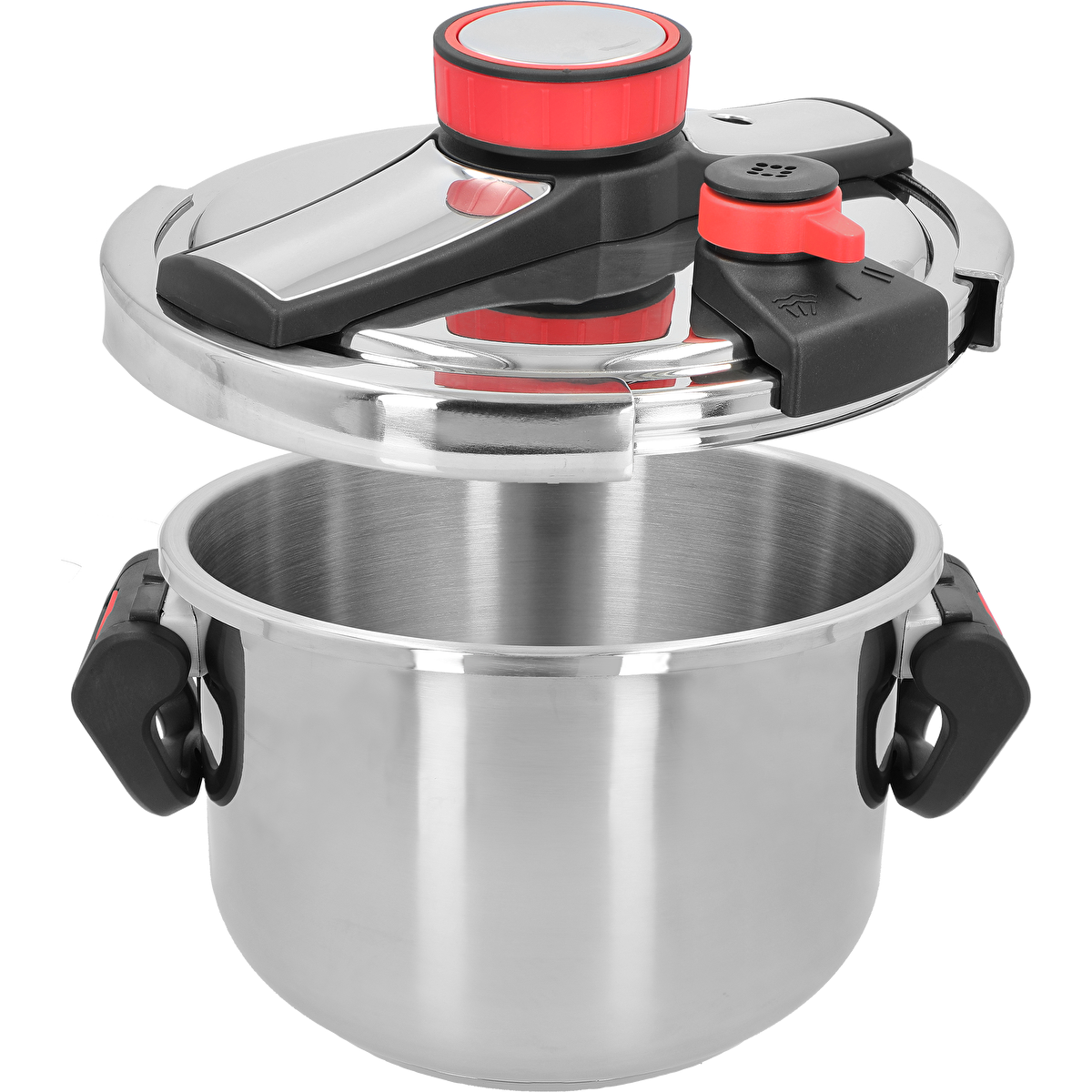 Stainless Steel Pressure Cooker, 6 L
