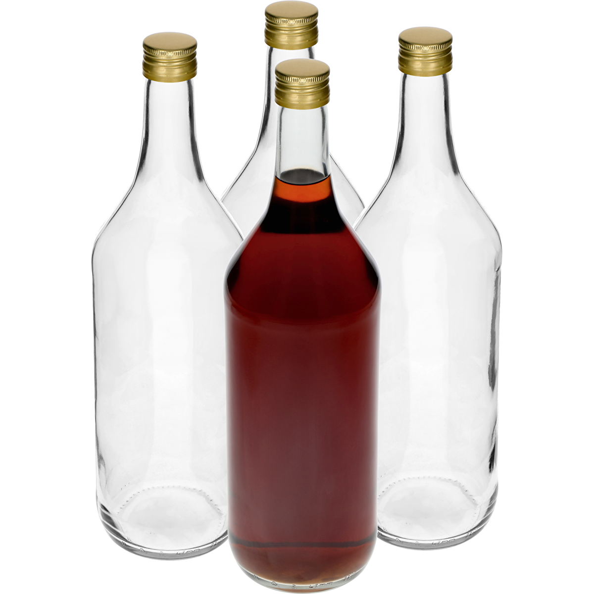 1 L Monopolflasche mit Schraubverschluss fi28