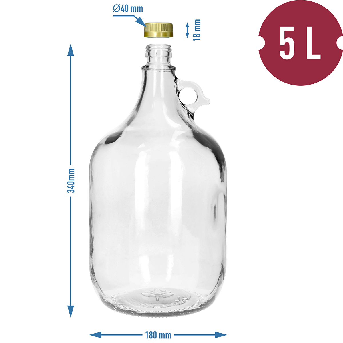 zylindrisches glas Glasvase, Dekoglas CYLI Zylinderform H. 20cm D. 10cm zylindrisch Sandra Rich Faltschlauch 2 Zoll mit
